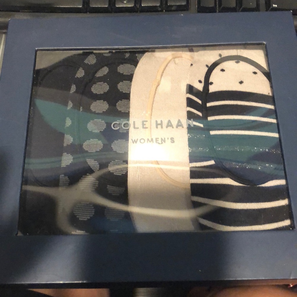 NEW - Cole Haan womens No show socks (4-pack)